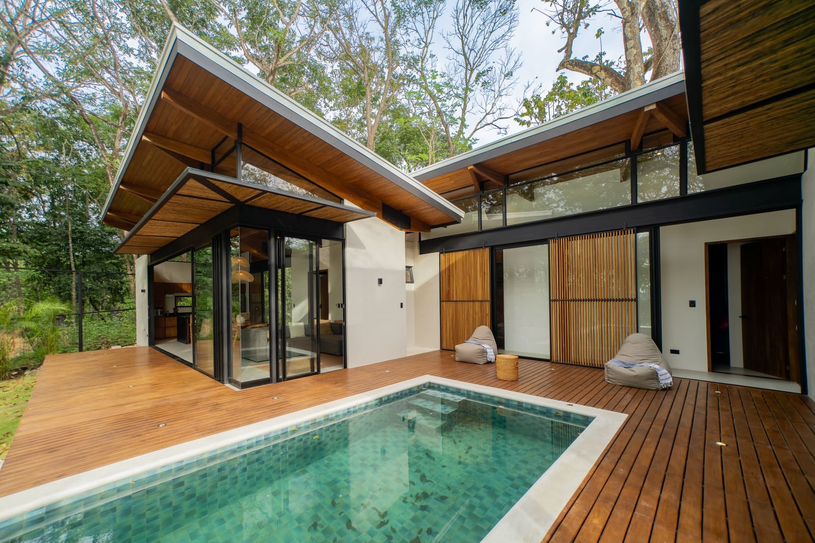 Modern Hilltop Home with Partial Ocean & Jungle Views