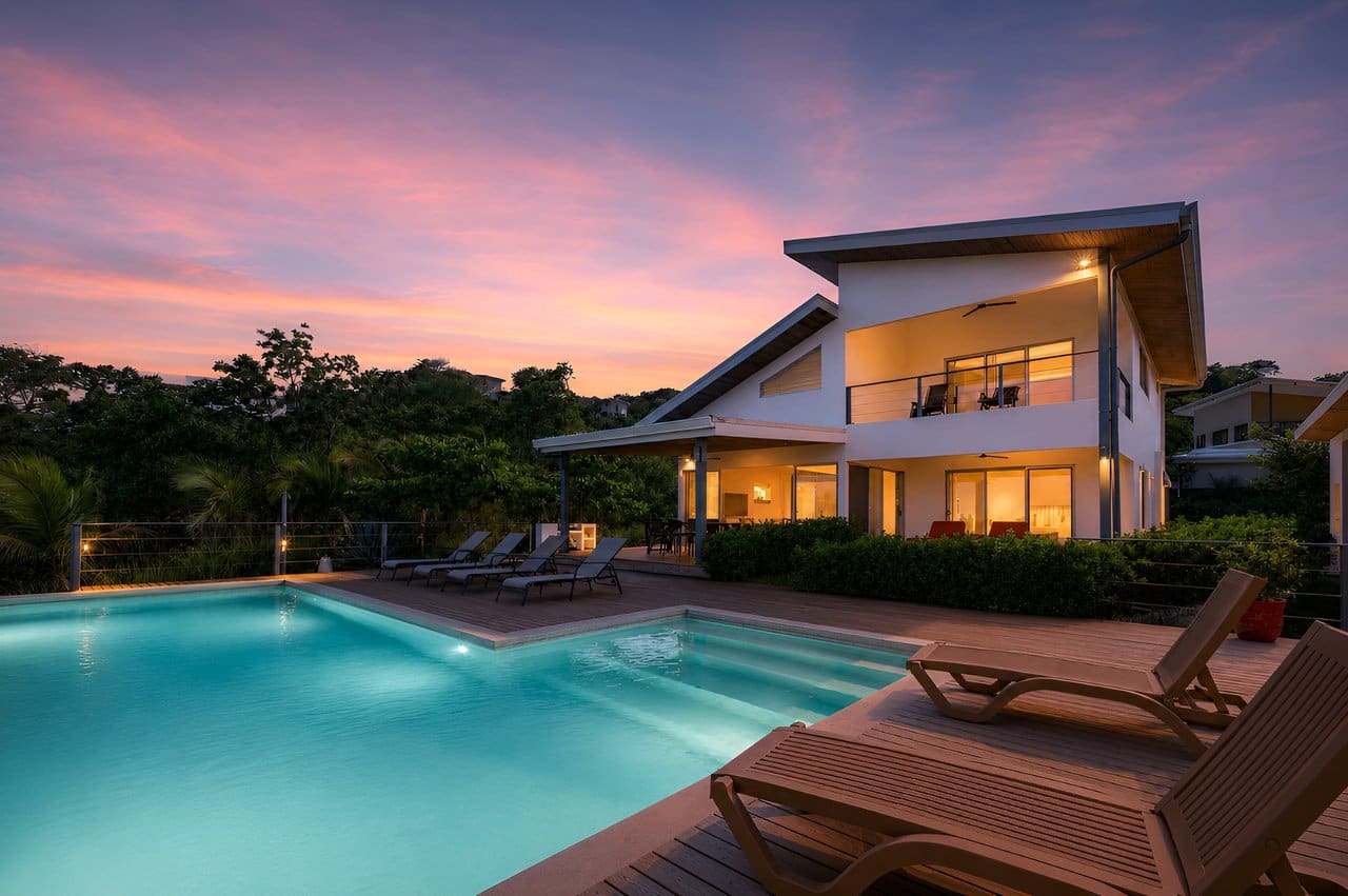 Villa Palmera — Ocean View Home in Playa Potrero